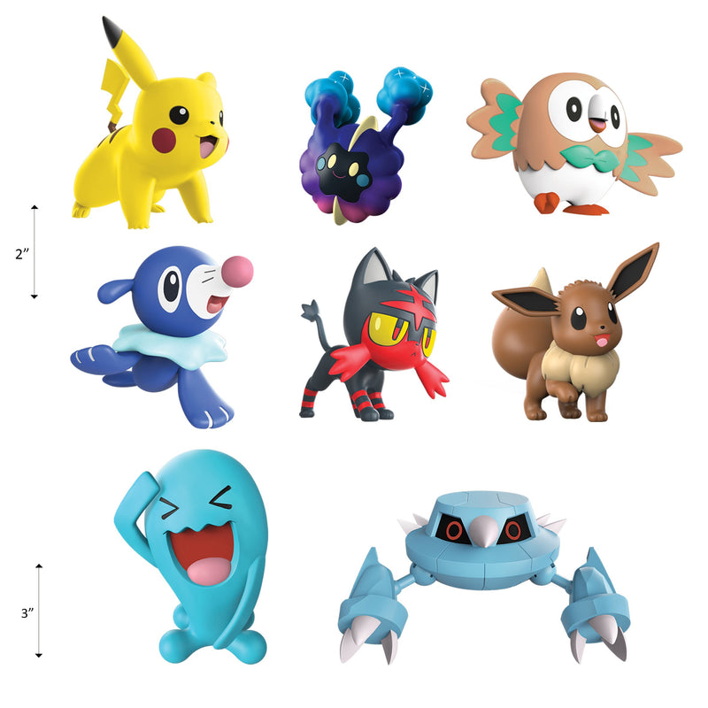 Pokemon Battle 8 Figure Multi Pack (2" & 3")