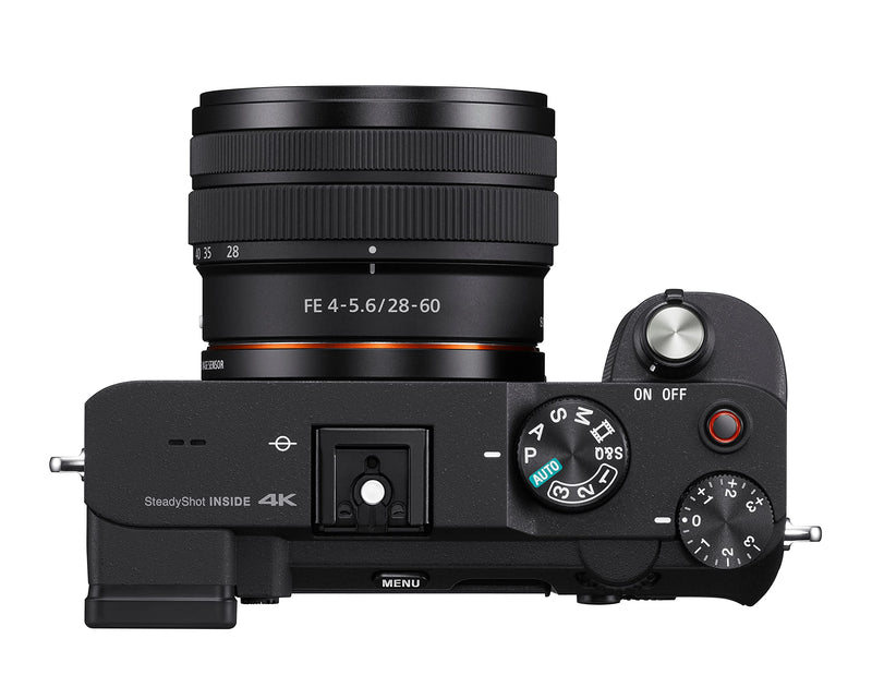 Sony Alpha 7 C | Full-frame Mirrorless Camera with Sony FE 28-60mm F4-5.6 Interchangeable Zoom Lens (Compact and Lightweight, Real-time Autofocus, 24.2 Megapixels, 5-Axis Stabilisation) - Black