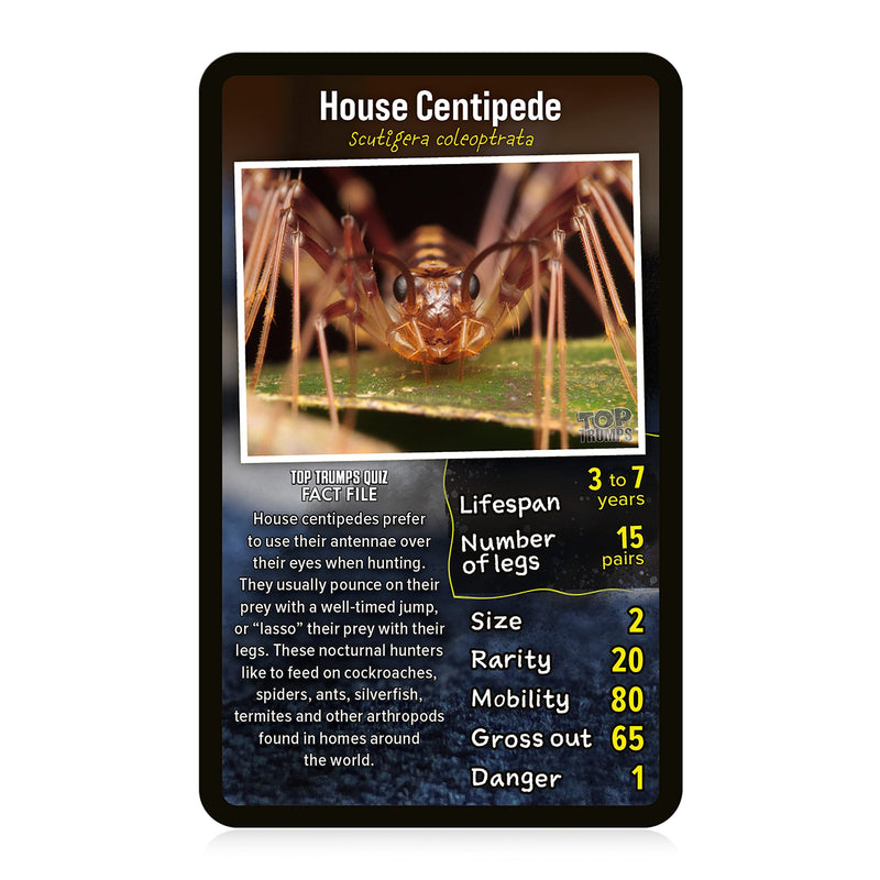 Top Trumps Creepy Crawlies Card Game