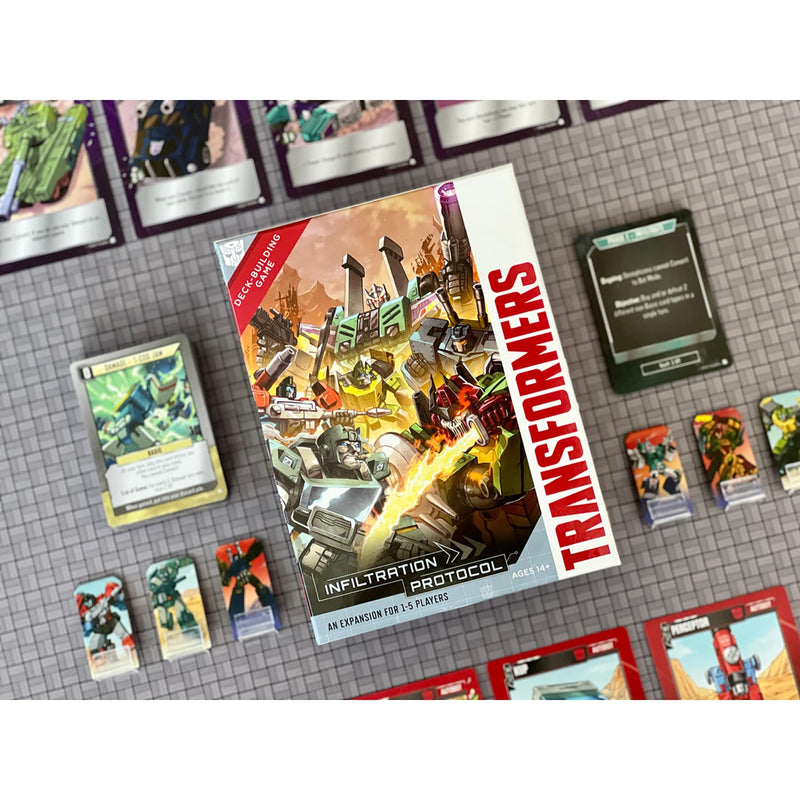 Renegade Game Studios Transformers Deck-Building Game: Infiltration Protocol Expansion - Ages 14+, 1-5 Players