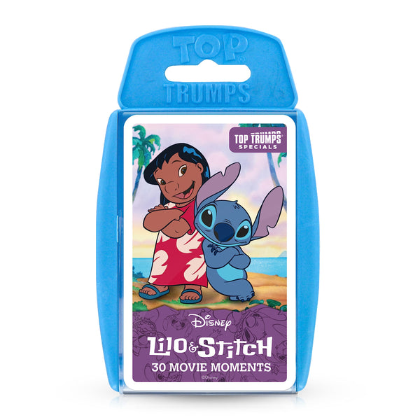 Top Trumps Specials Disney’s Lilo and Stitch 30 Movie Moments Card Game, Play with scenes featuring Lilo, Stitch, Jumba, Pleakley and Scrump, Educational gift for ages 8 plus