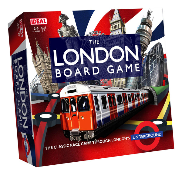 IDEAL | The London Board Game: The classic race game through London's Underground! | Classic Board Games | For 2-6 Players | Ages 7+