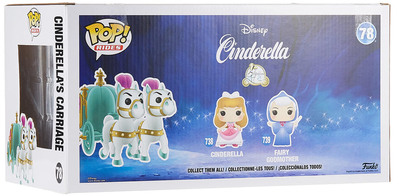 Funko POP! Town: Disney - Cinderella - Carriage With Fairy Godmother - Collectable Vinyl Figure - Gift Idea - Official Merchandise - Toys for Kids & Adults - Movies Fans - Model Figure for Collectors