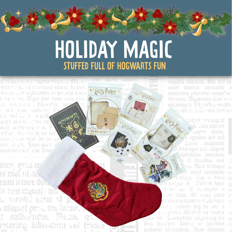 Paladone Hogwarts Filled Holiday Stocking Stuffer Set-Officially Licensed Harry Potter Merchandise