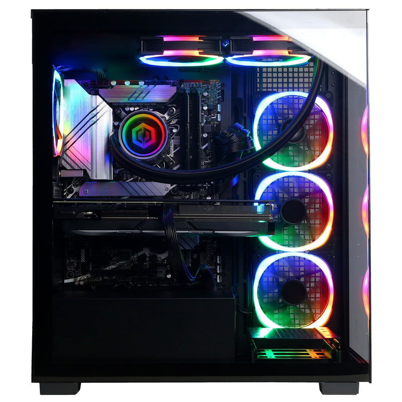 CYBERPOWERPC Luxe Gaming PC - Intel Core i9-12900KF, Nvidia RTX 4080 Super 16GB, 32GB RAM, 1TB NVMe SSD, 750W 80+ PSU, Wi-Fi, Liquid Cooling, Windows 11, Prism RGB