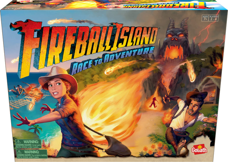 Goliath Games 919445.002 Fireball Island Family Games | for Ages 7+ | for 2-4 Players, Mixed