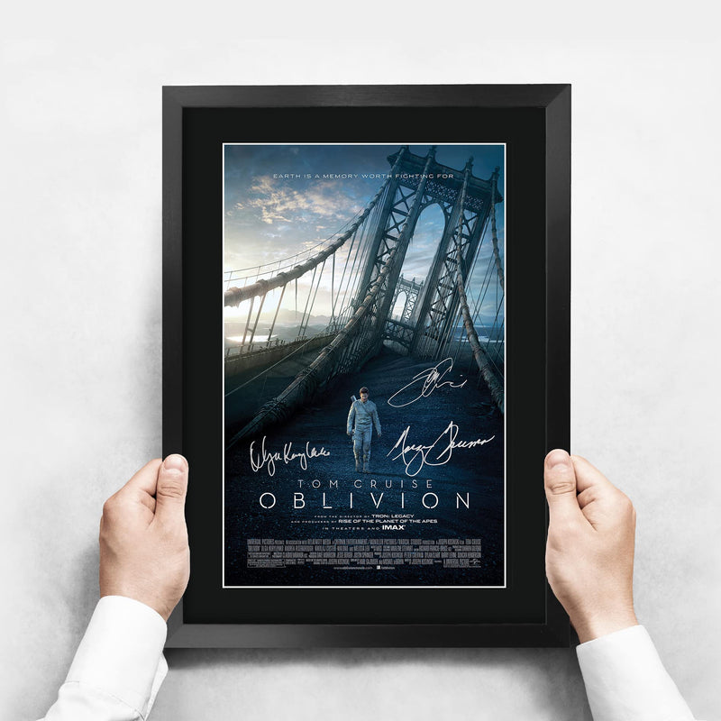 HWC Trading FR A3 Oblivion Tom Cruise Gifts Printed Poster Signed Autograph Picture for Movie Memorabilia Fans - A3 Framed