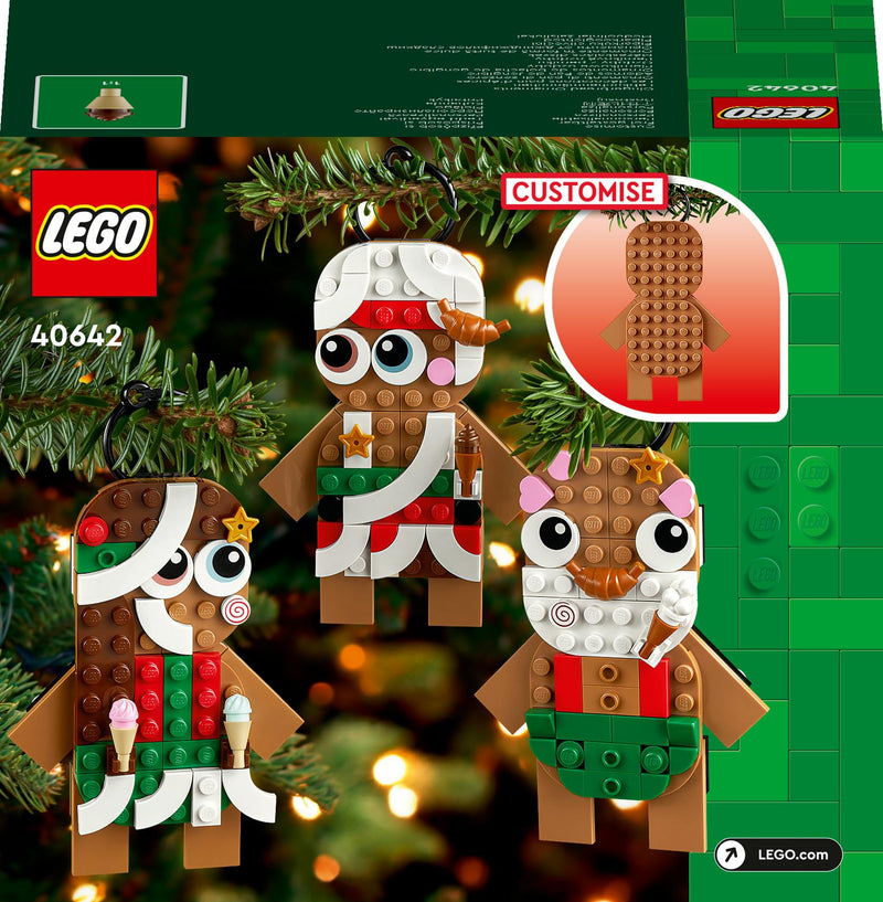 LEGO Creator Gingerbread Ornaments Set, Toys for 6 Plus Year Old Girls & Boys, Easter Treat, Gift Idea, Hanging Decorations, Makes a Great Kids Bedroom Accessory 40642