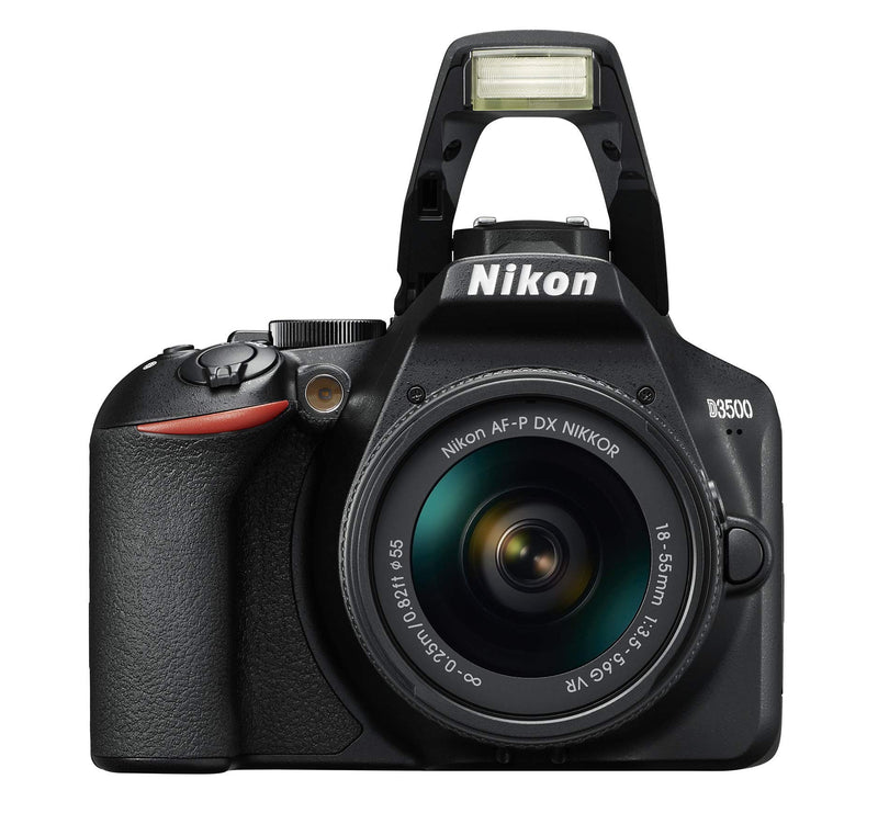 Nikon D3500 + AF-P DX 18–55 VR Kit - Black (Renewed)