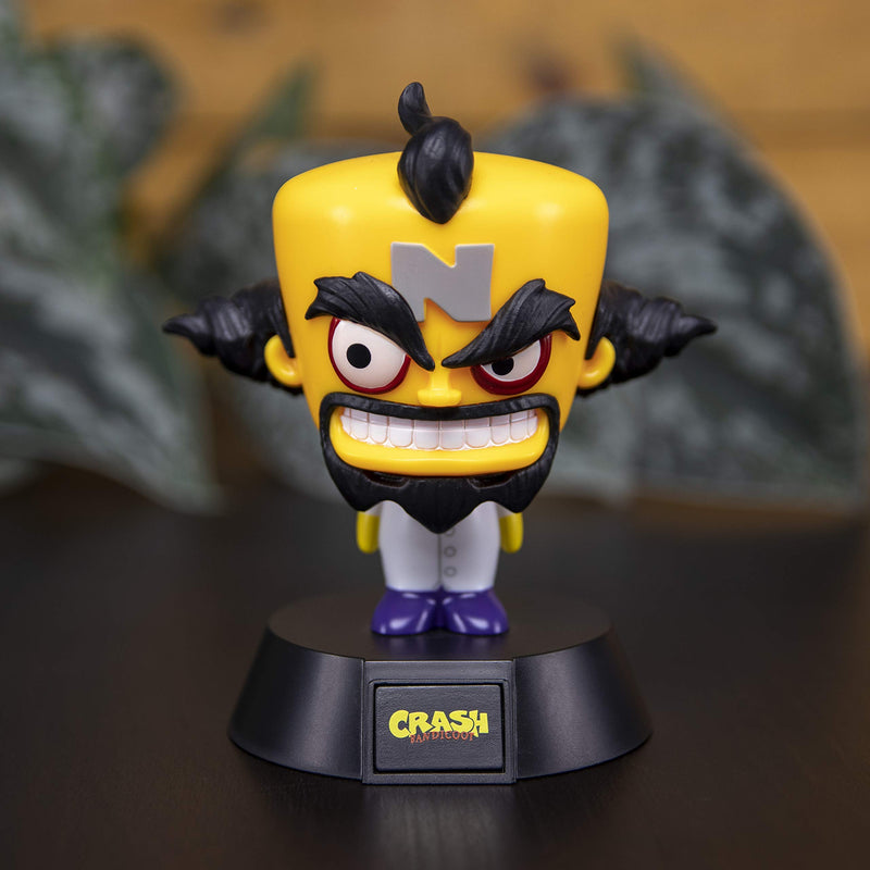 Paladone Mini Lamp Crash Bandicoot Doctor Neo Cortex Officially Licensed Collectable | Ideal For Kids Bedrooms, Office & Home | Pop Culture Gaming Merchandise,Multi-colour