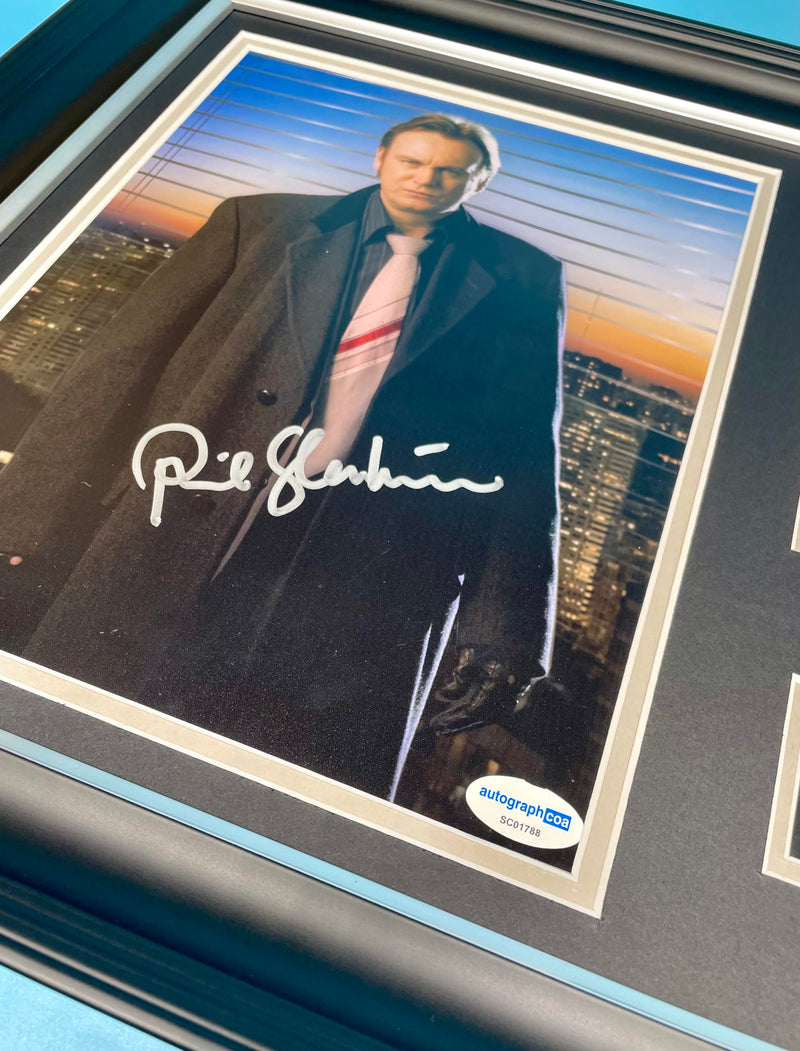 Generic Philip Glenister Signed Photo In Luxury Handmade Wooden Frame & AFTAL Member Certificate Of Authenticity Autograph Movie Film TV Memorabilia Poster Ashes To Ashes Life On Mars