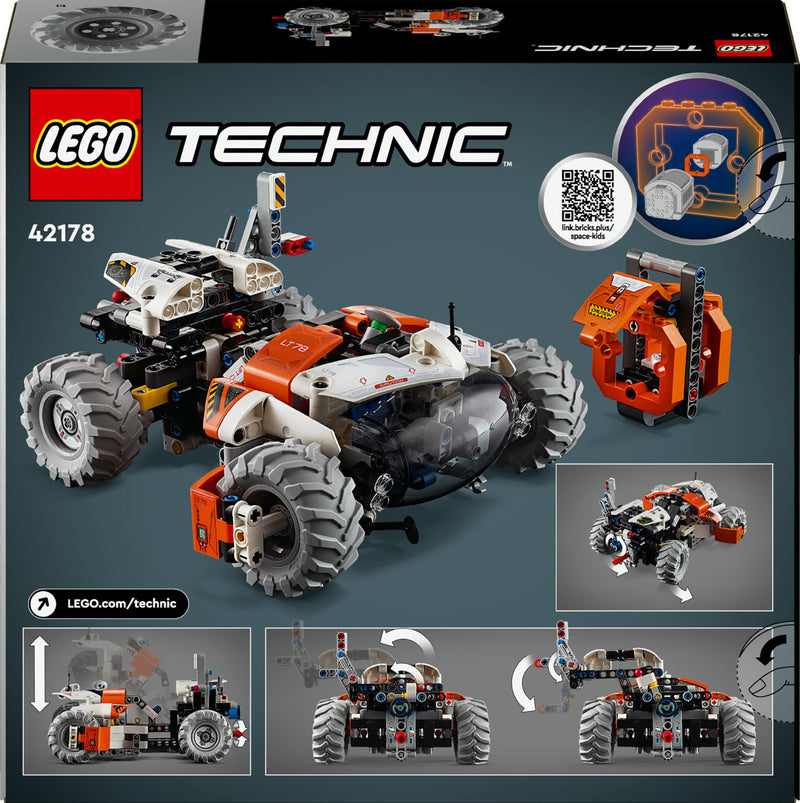 LEGO Technic Surface Space Loader LT78 Toy Playset for 8 Plus Year Old Kids, Boys & Girls, Vehicle Building Set with Crane for Independent Exploration Play, Birthday Gift Idea 42178