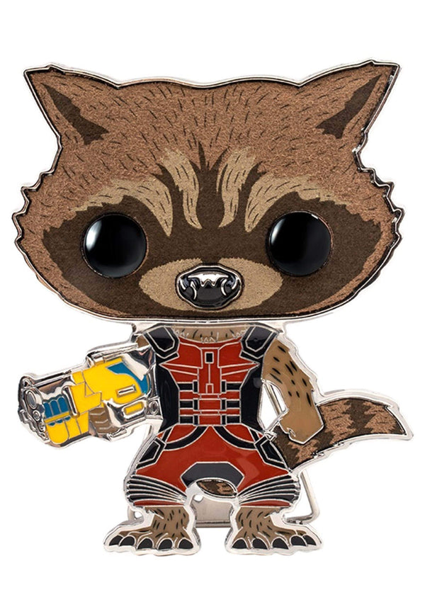 Loungefly Funko POP! Enamel Pin: Rocket Raccoon - Marvel: Guardians Of the Galaxy Enamel Pins - Cute Collectable Novelty Brooch - for Backpacks & Bags - Gift Idea - Official Merchandise - Movies Fans