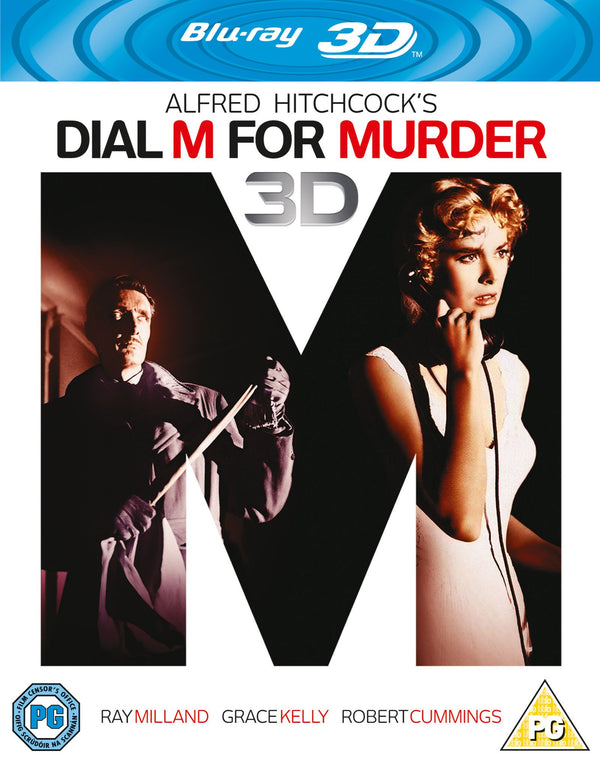 Dial M for Murder (Blu-ray 3D + Blu-ray) [1954] [Region Free]