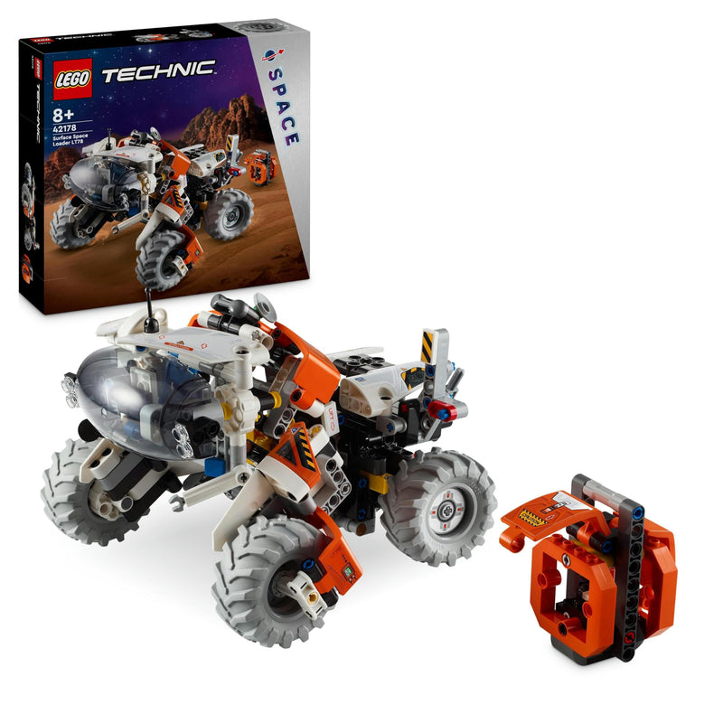 LEGO Technic Surface Space Loader LT78 Toy Playset for 8 Plus Year Old Kids, Boys & Girls, Vehicle Building Set with Crane for Independent Exploration Play, Birthday Gift Idea 42178