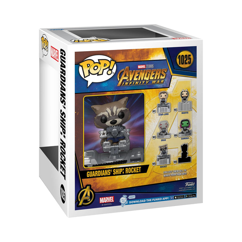 Funko Pop! Deluxe: Marvel - Guardians Of the Galaxy Ship - Rocket Raccoon - Avengers - Collectable Vinyl Figure - Gift Idea - Official Merchandise - Toys for Kids & Adults - Movies Fans