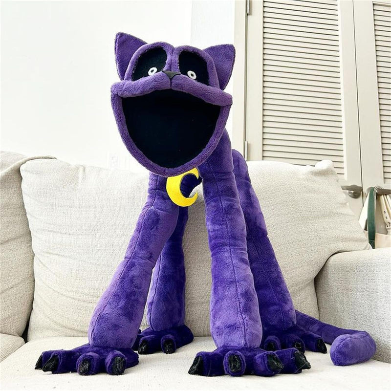 17.7 IN Smiling Critters Plush toys, 2024 New Smiling Critters Plush,Cute CatNap Stuffed Animal for Kids and Adults, Birthday Gift Anime Smiling Critters Plush Toy for Game Fans Kids (C)