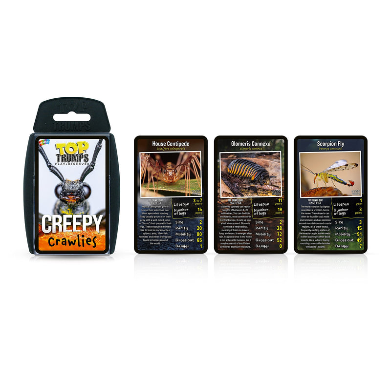 Top Trumps Creepy Crawlies Card Game