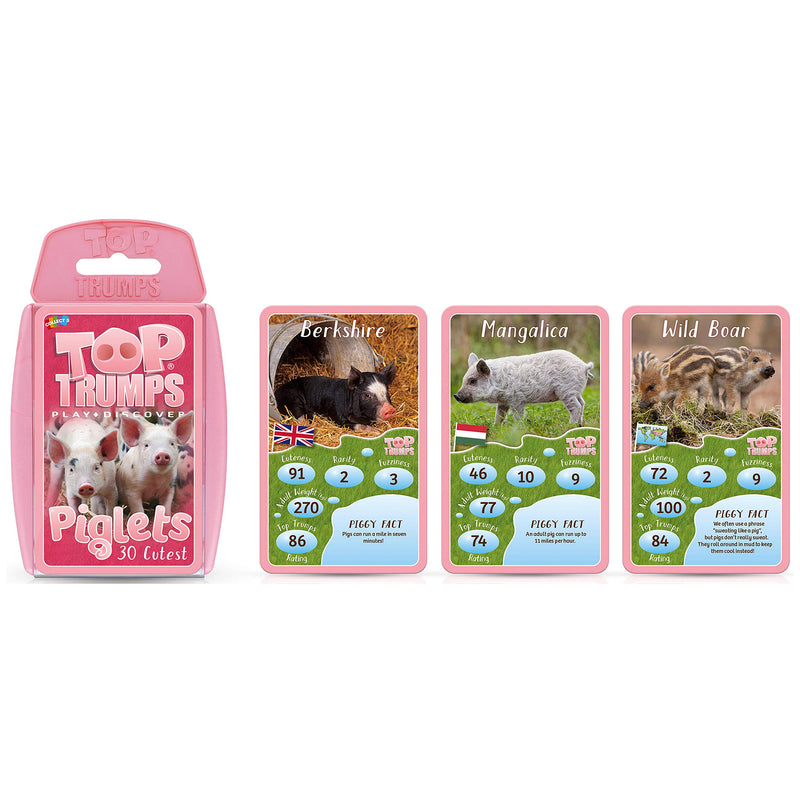 Top Trumps Piglets Card Game - Famous piggy characters