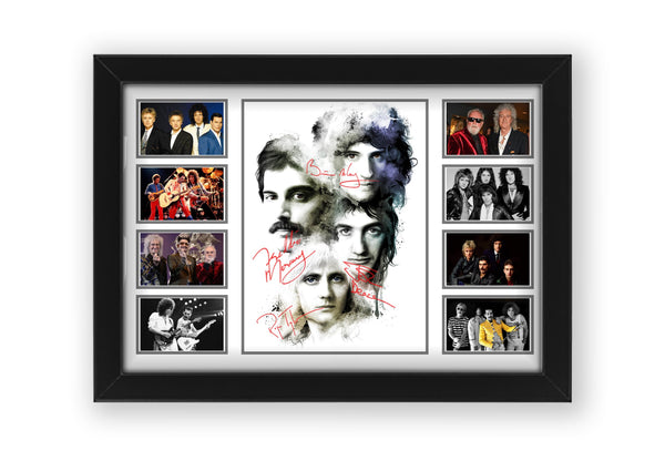 AllStarMedia Queen Poster - Limited Edition Signed Print - Autograph Fan Merchandise (Unframed, A3 (30x40cm))