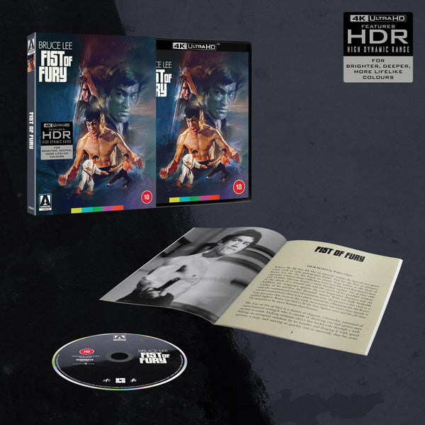 Arrow Video Fist of Fury Limited Edition 4K UHD [Blu-ray] [Region Free]