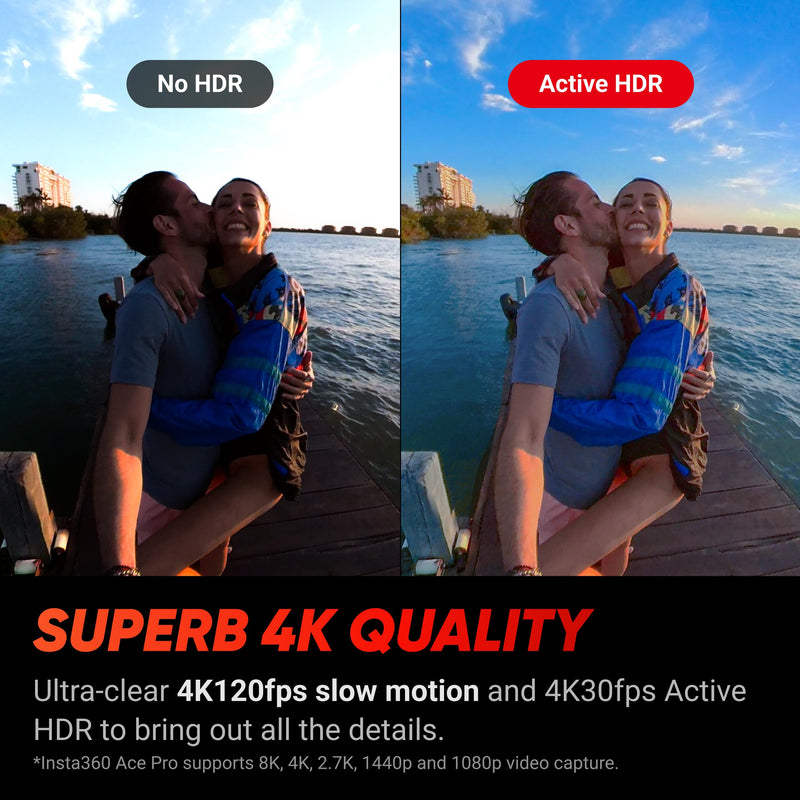 Insta360 Ace Pro Endurance Kit - Waterproof Action Camera Co-engineered with Leica, Flagship 1/1.3" Sensor and AI Noise Reduction for Unbeatable Image Quality, 4K120fps, 2.4" Flip Screen & AI Features