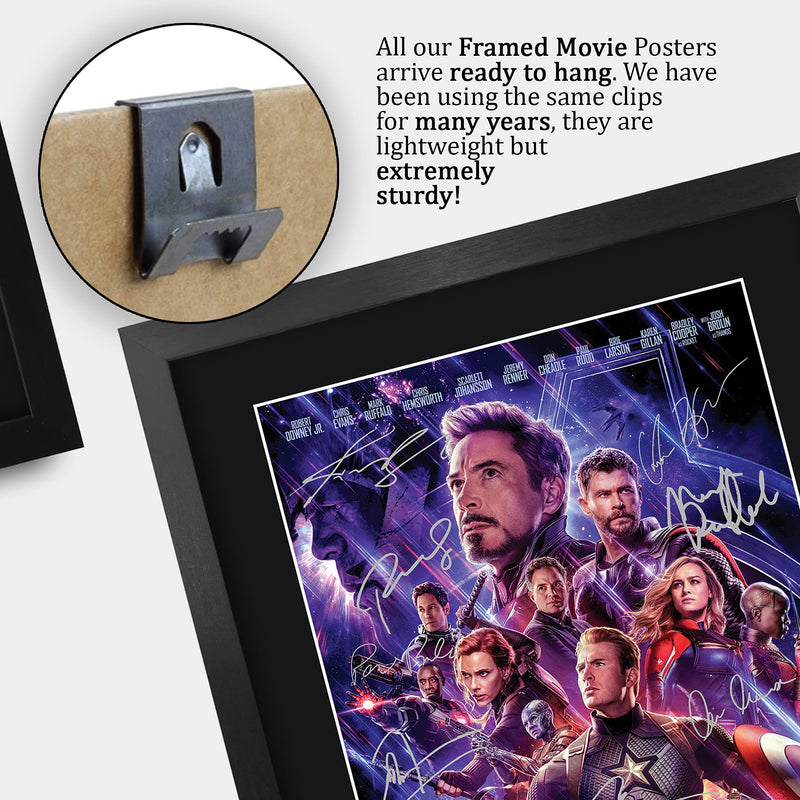 HWC Trading A3 FR Avengers Endgame Movie Poster Cast Signed Printed Autograph Marvel Gifts Captain America Ironman Thor Print Photo Picture Display