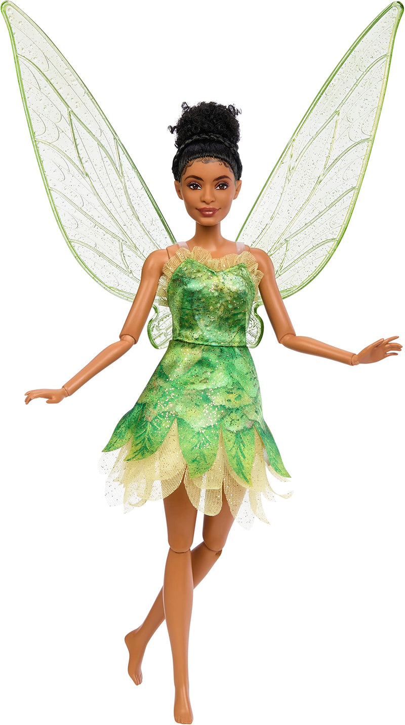 Mattel Disney Movie Peter Pan & Wendy Toys, Tinker Bell Fairy Doll with Wings Inspired by Disney’s Peter Pan & Wendy, Gifts for Kids, HNY37