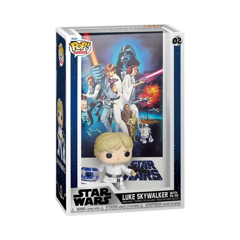 Funko POP! Movie Poster: SW - Luke Skywalker - A New Hope - Star Wars - Collectable Vinyl Figure - Gift Idea - Official Merchandise - Toys for Kids & Adults - Movies Fans