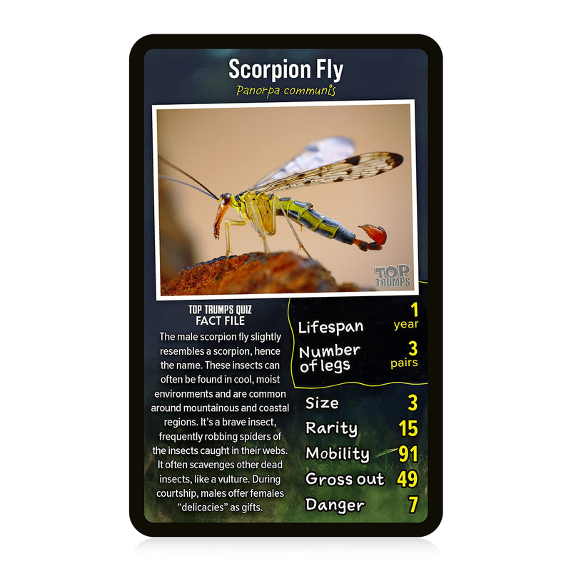 Top Trumps Creepy Crawlies Card Game