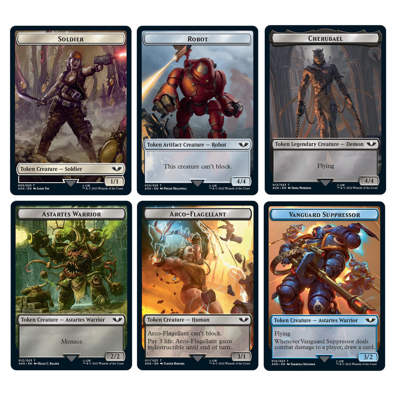 Magic The Gathering Universes Beyond: Warhammer 40,000 Commander Deck – Forces of the Imperium, for ages 13+