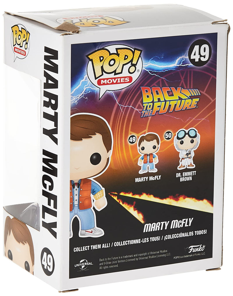 POP! Vinyl Back to the Future Marty McFly Character Figures Miniature 3400