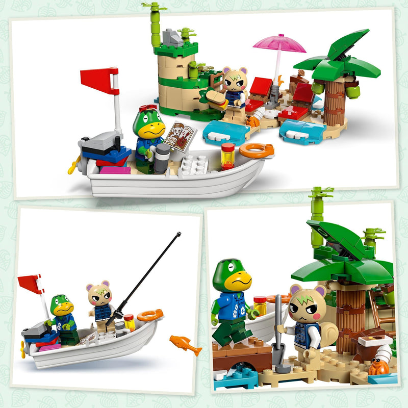 LEGO Animal Crossing Kapp’n’s Island Boat Tour, Buildable Creative Toy for 6 Plus Year Old Kids, Girls & Boys, Features 2 Minifigures from the Video Game Series Including Marshal, Birthday Gift 77048