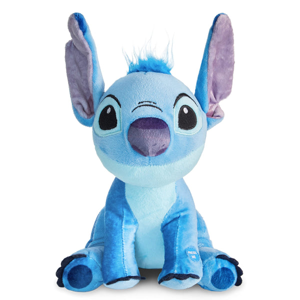 Disney Soft Toys Cute Plush Toys Cuddly Stuffed Animal with Sounds (Blue Stitch)