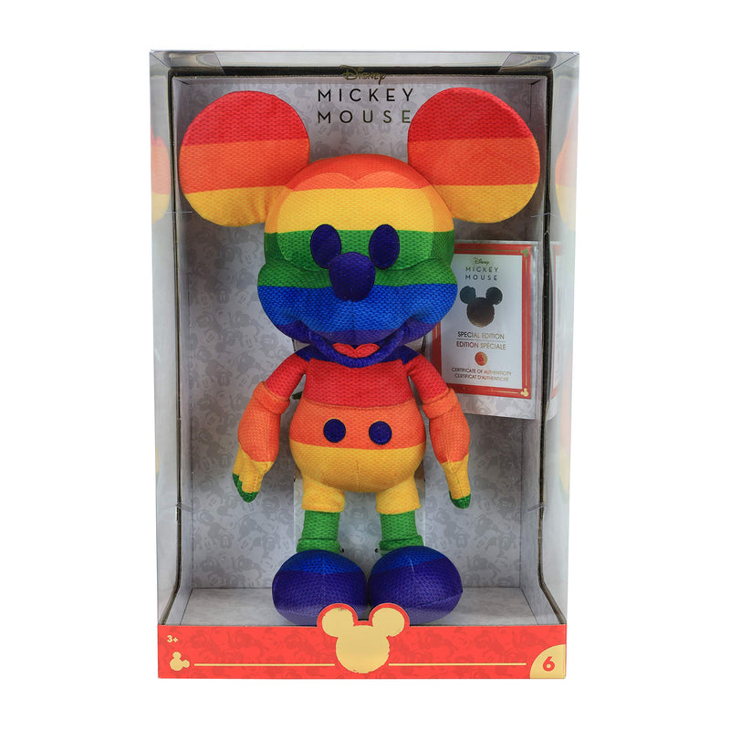 Disney Limited-Edition Rainbow Mickey Mouse Plush