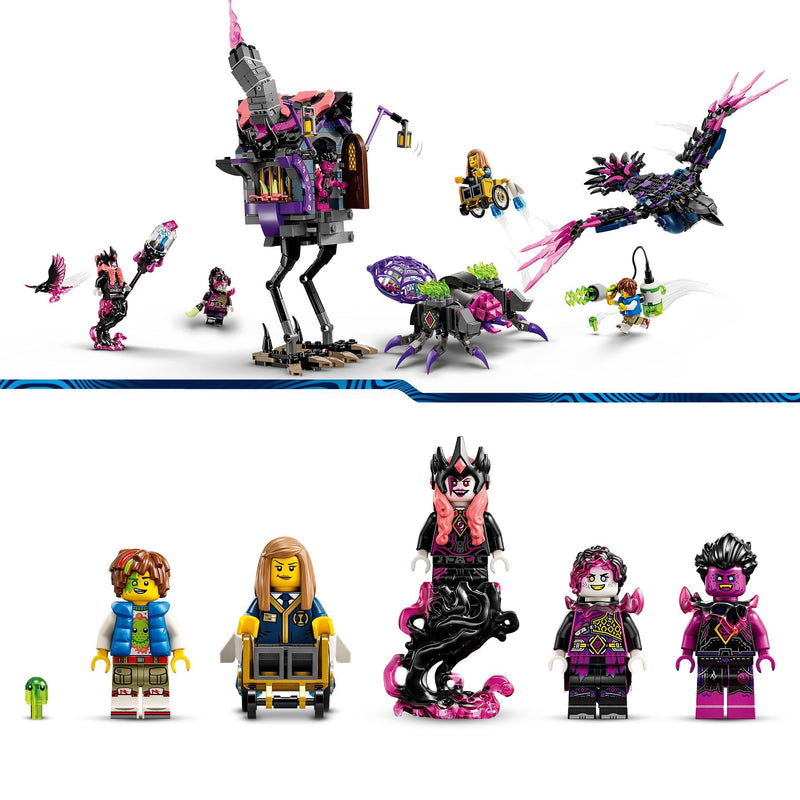 LEGO DREAMZzz The Never Witch’s Midnight Raven Animal Toy for 9 Plus Year Old Boys & Girls, Rebuild a Fantasy Hut as a House, Spider or Bird Figure, Birthday Gift Idea 71478