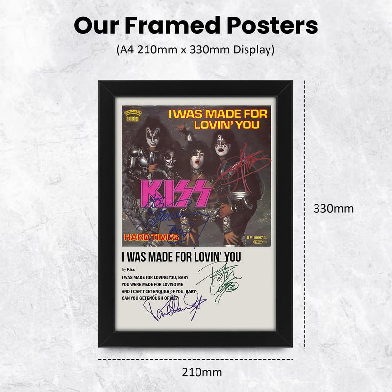 Kiss Signed Poster Print- Limited Edition Autograph Fan Gift – Collectible Memorabilia Merchandise