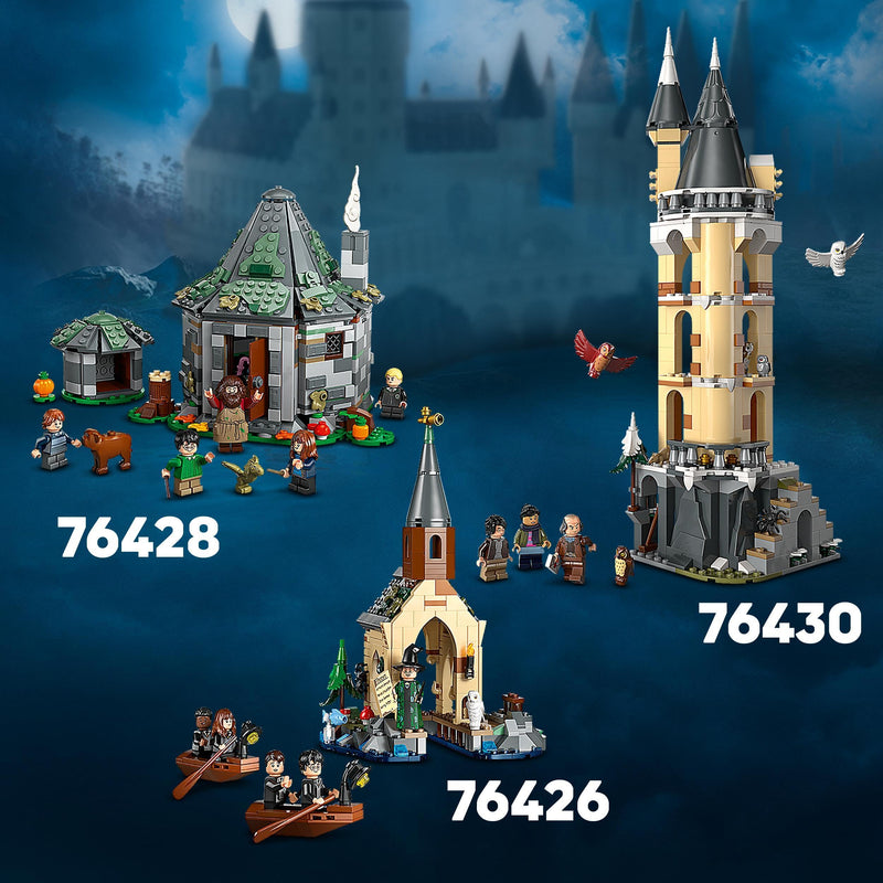 LEGO Harry Potter Hogwarts Castle Boathouse Set with 2 Boat Toys for 8 Plus Year Old Kids, Girls & Boys, Includes 5 Character Minifigures and Hedwig the Owl Figure, Wizarding World Gift Idea 76426