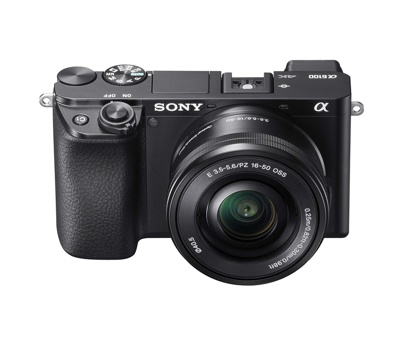 Sony Alpha 6100 | APS-C Mirrorless Camera with Sony 16-50 mm and Sony 55-210mm Zoom Lenses ( Fast 0.02s Autofocus, Eye Tracking Autofocus for Human and Animal, 4K Movie Recording and Flip Screen )