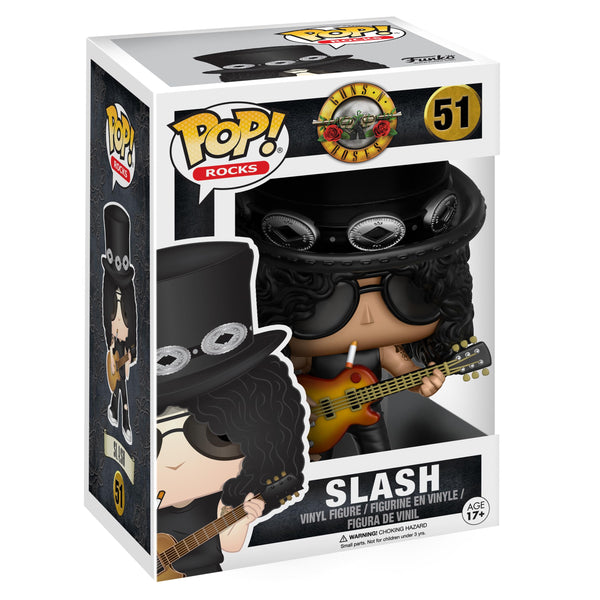 Funko POP! Vinyl: Rocks: GN'R: Slash - Guns N Roses - Collectable Vinyl Figure - Gift Idea - Official Merchandise - Toys for Kids & Adults - Music Fans - Model Figure for Collectors and Display