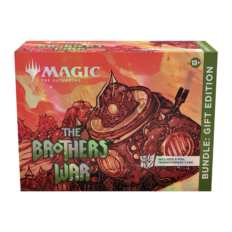 Magic The Gathering The Brothers’ War Gift Bundle, 8 Set Boosters + 1 Collector Booster + Accessories, D03140000, Multicolor