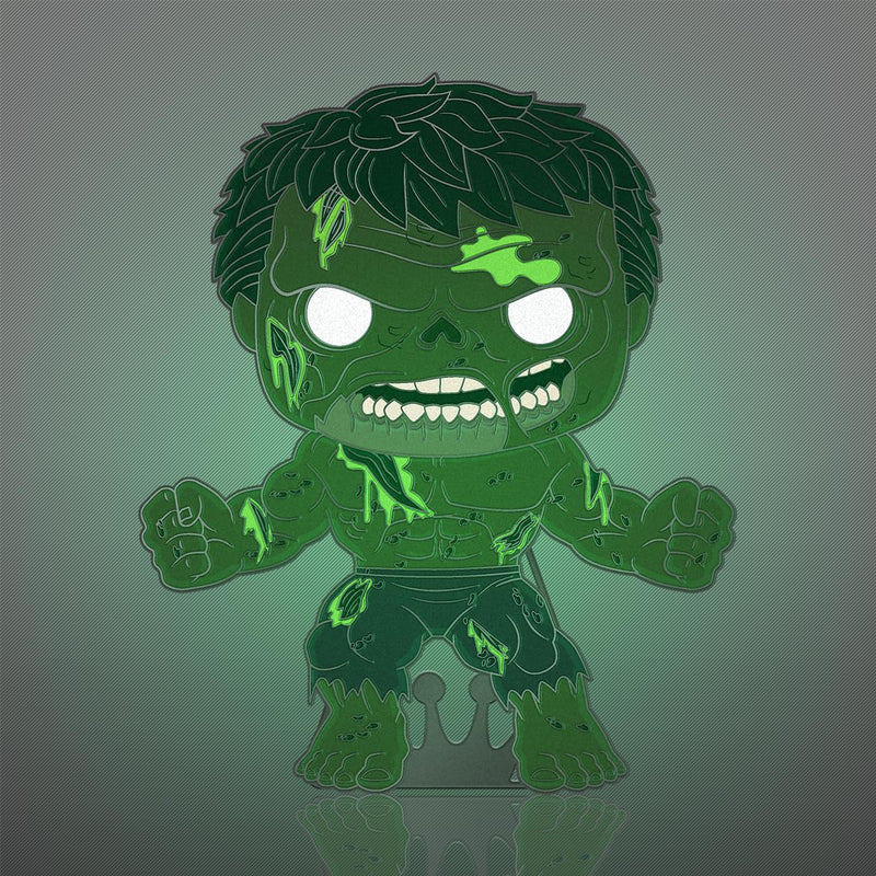 Funko Pop! Large Enamel Pin MARVEL: Zombie Hulk - Hulk - Marvel Zombies Enamel Pins - Cute Collectable Novelty Brooch - for Backpacks & Bags - Gift Idea - Official Merchandise