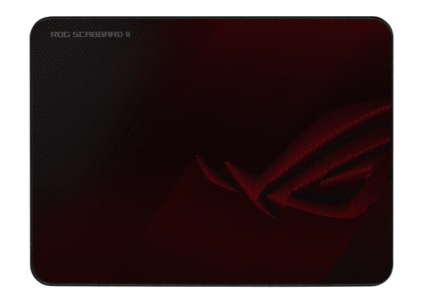 ASUS ROG Scabbard II Gaming Mousepad-Triple Guard Protective Coating Surface Repels Water-Oil-Dust, Anti-Fray Flat Stitched Edges, Non-Slip Rubber Base, Optimized Surface for Smooth Glide and Comfort