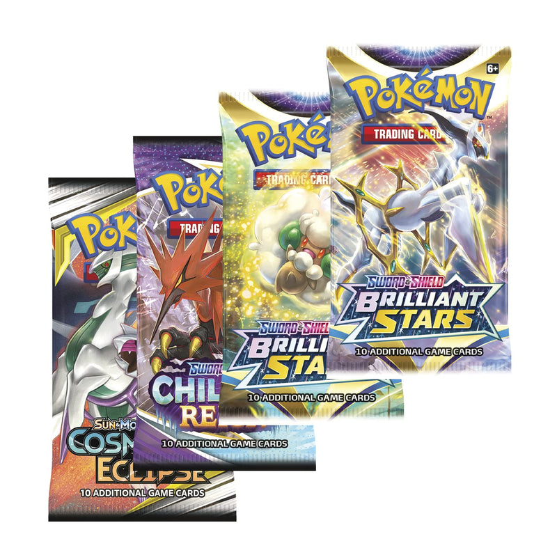 Pokémon TCG: Arceus V Figure Collection (1 Foil Promo Card, 1 Sculpted Figure & 4 Booster Packs)