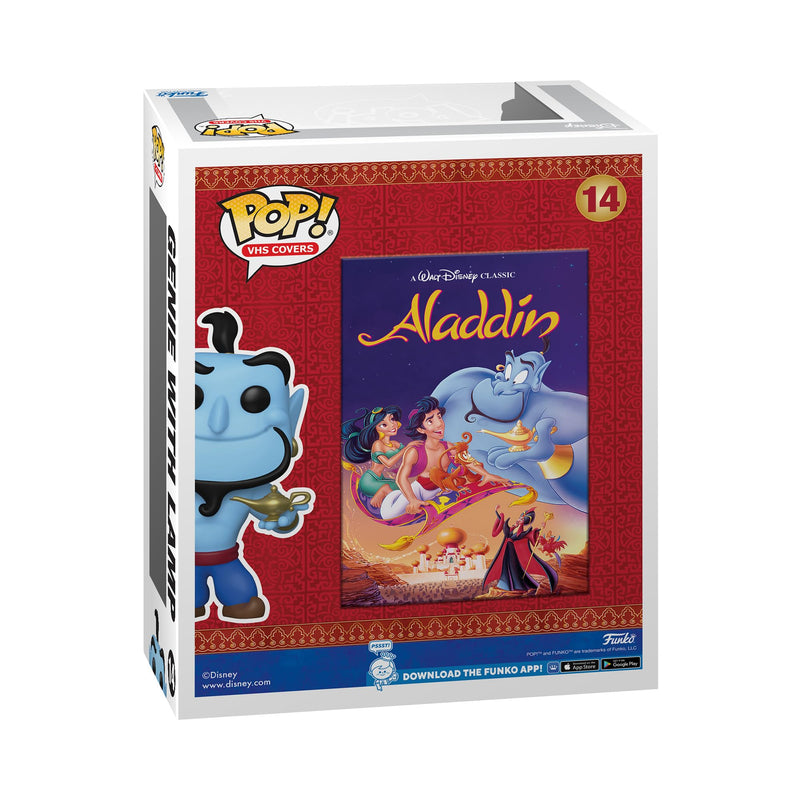 Funko Pop! VHS Cover: Disney - Aladdin - Amazon Exclusive - Collectable Vinyl Figure - Gift Idea - Official Merchandise - Toys for Kids & Adults - Movies Fans - Model Figure for Collectors