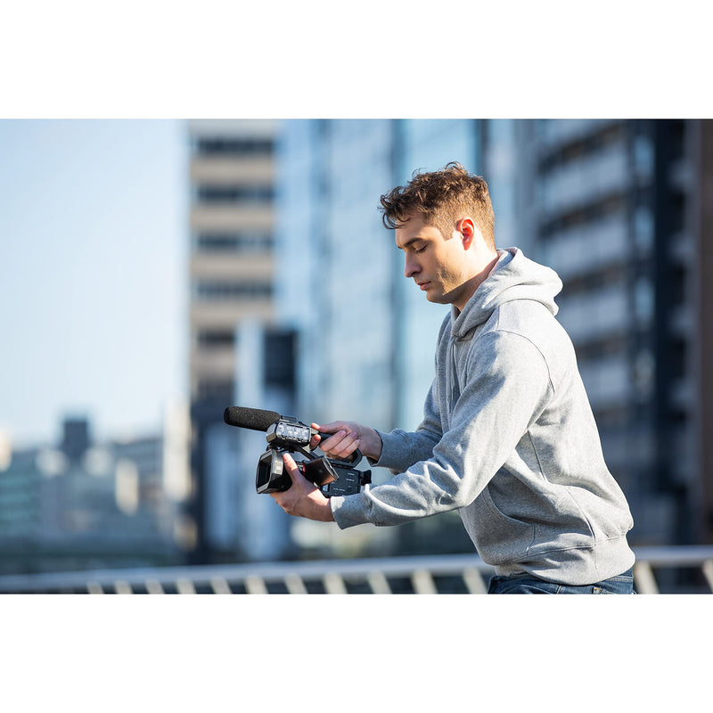 Panasonic HC-X2000E Lightest 4K Professional Camcorders with Wide-Angle 25 mm Lens, 24x Optical Zoom and Detachable Handle