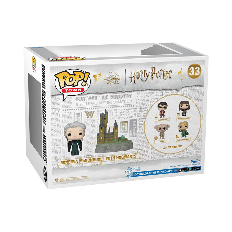 Funko POP! Town: HP Co0th - Minerva McGonagall With Hogwarts - Harry Potter - Collectable Vinyl Figure - Gift Idea - Official Merchandise - Toys for Kids & Adults - Movies Fans