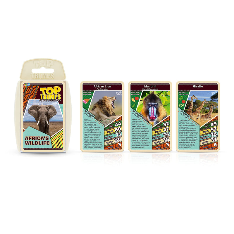 Top Trumps Africa's Wildlife Card Game