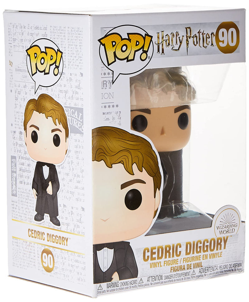 Funko 43668 POP. Vinyl Harry Potter-Cedric Diggory (Yule) Collectible Figure, Multicolour,Standard