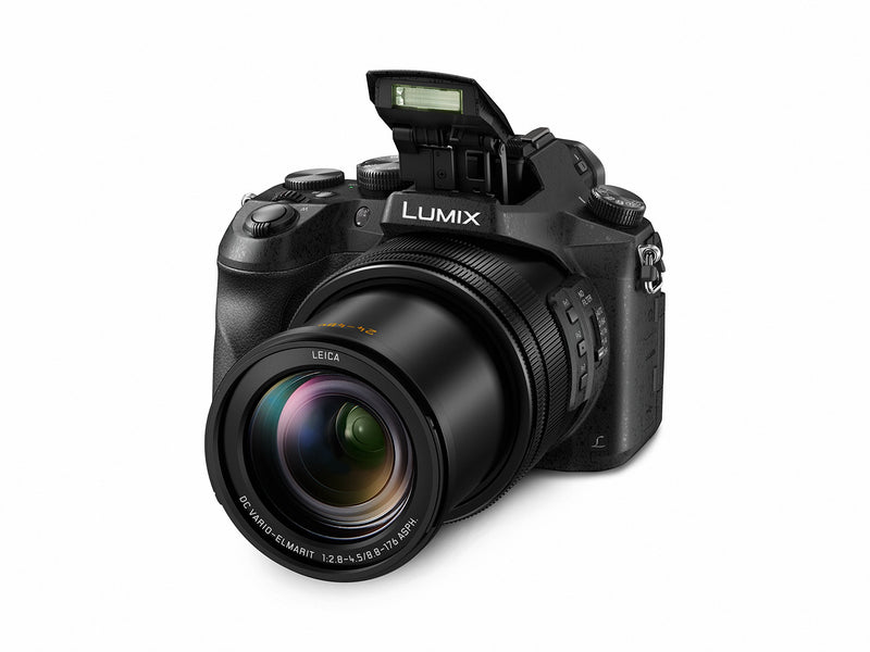 Panasonic Lumix FZ2000 | Bridge Expert Camera (1'' 20MP Sensor, Leica Zoom 20x F2.8-4.5, OLED Viewfinder, Adjustable Touch Screen, 4K Unlimited Video, Stabilisation) Black – French Version